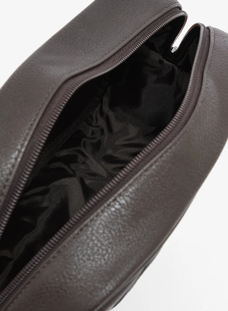 Ted Baker  House Check PU Washbag for Men | Best Price UAE